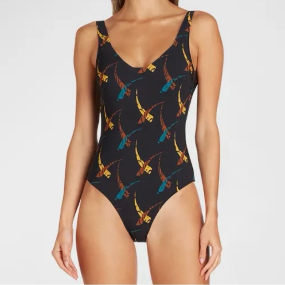 Valimare Verona Printed One Piece Swimsuit Size Large NWT! Orig. $275!!!